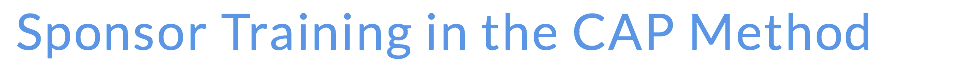 Sponsor Training in the CAP Method
